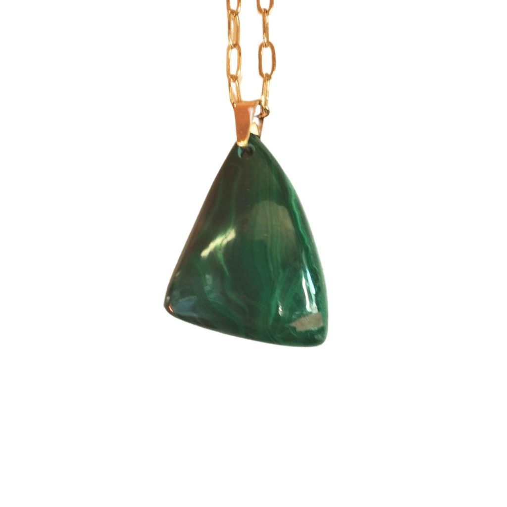 pendentif malachite