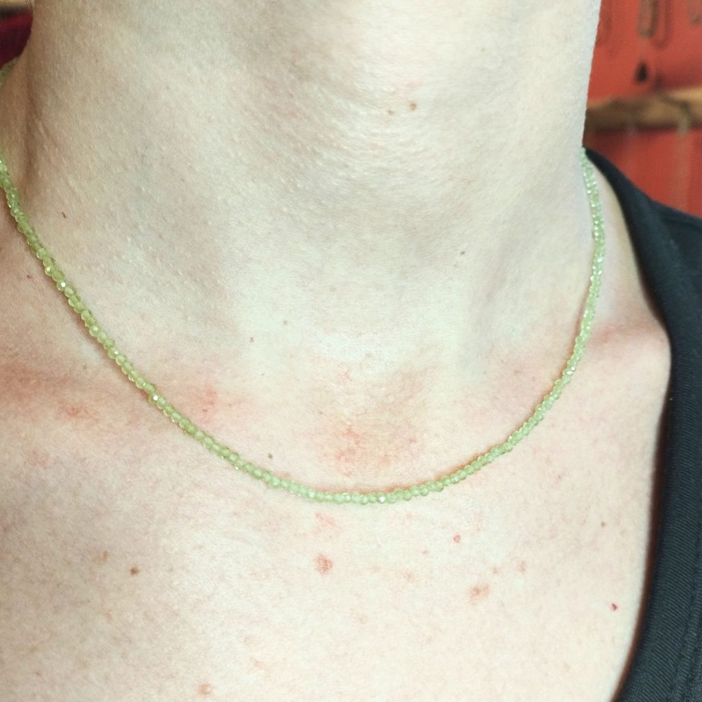 collier péridot