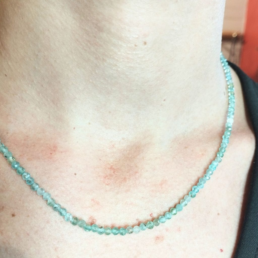 collier apatite cristallisée