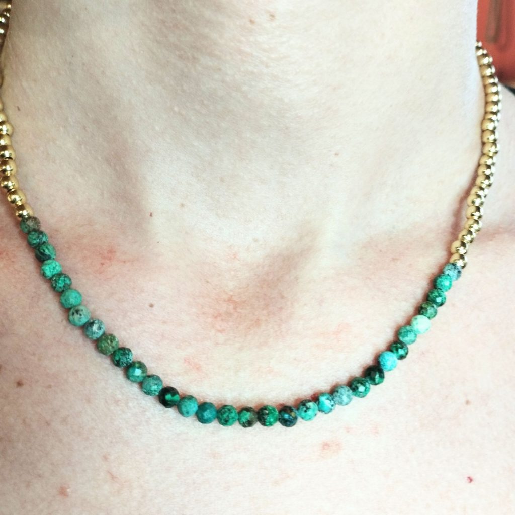 collier chrysocolle