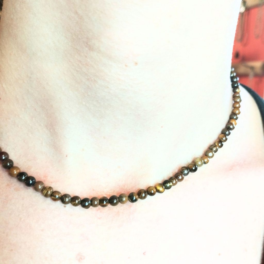collier oeil de tigre
