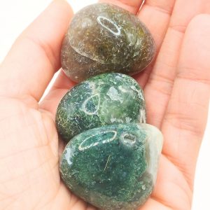 pierres roulées agate mousse