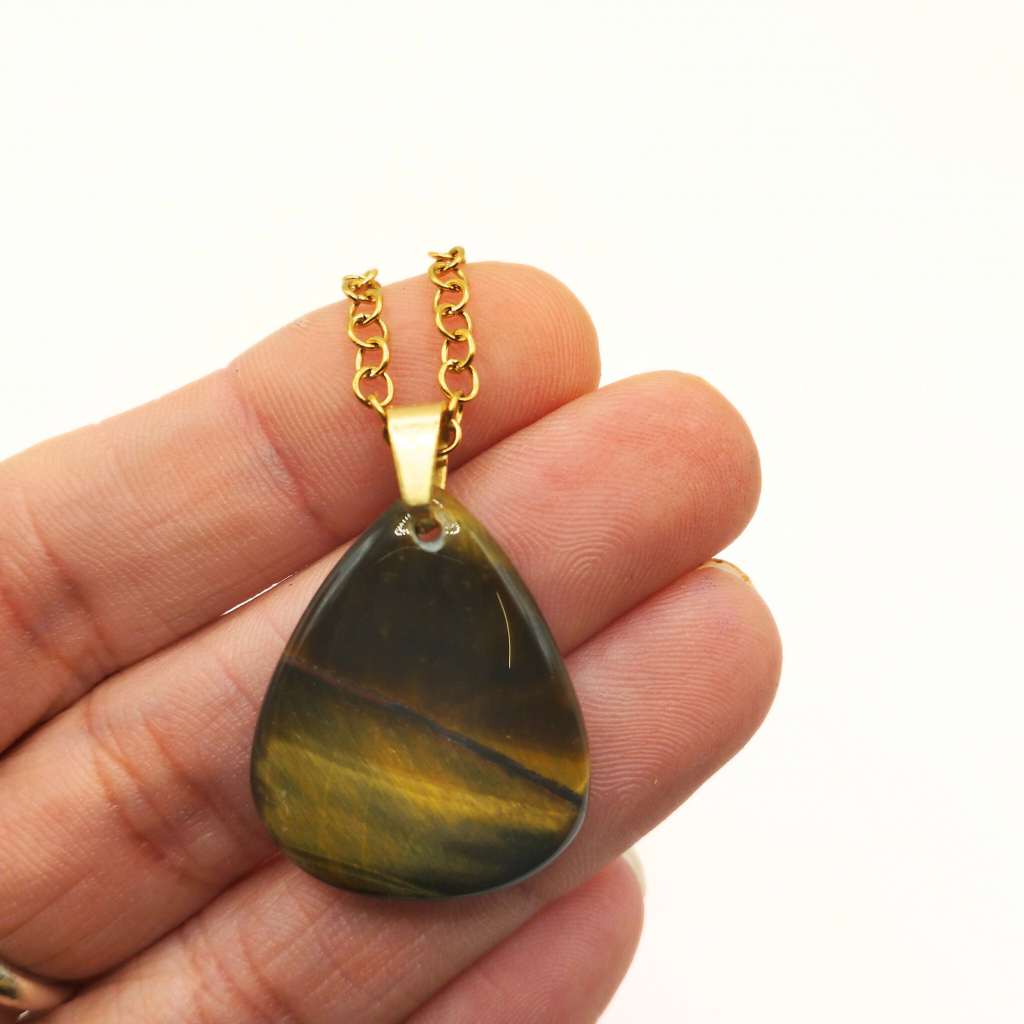 pendentif oeil de tigre