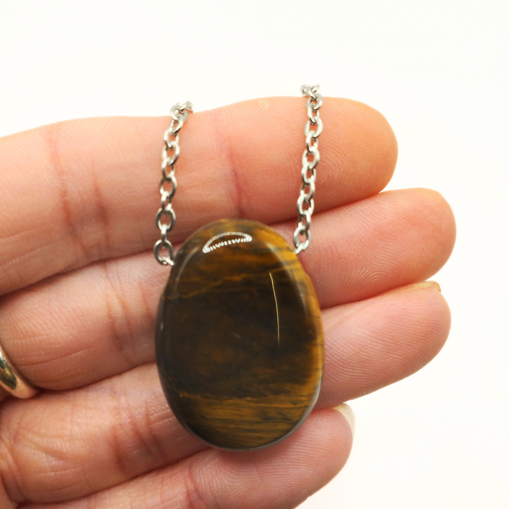 pendentif oeil de tigre
