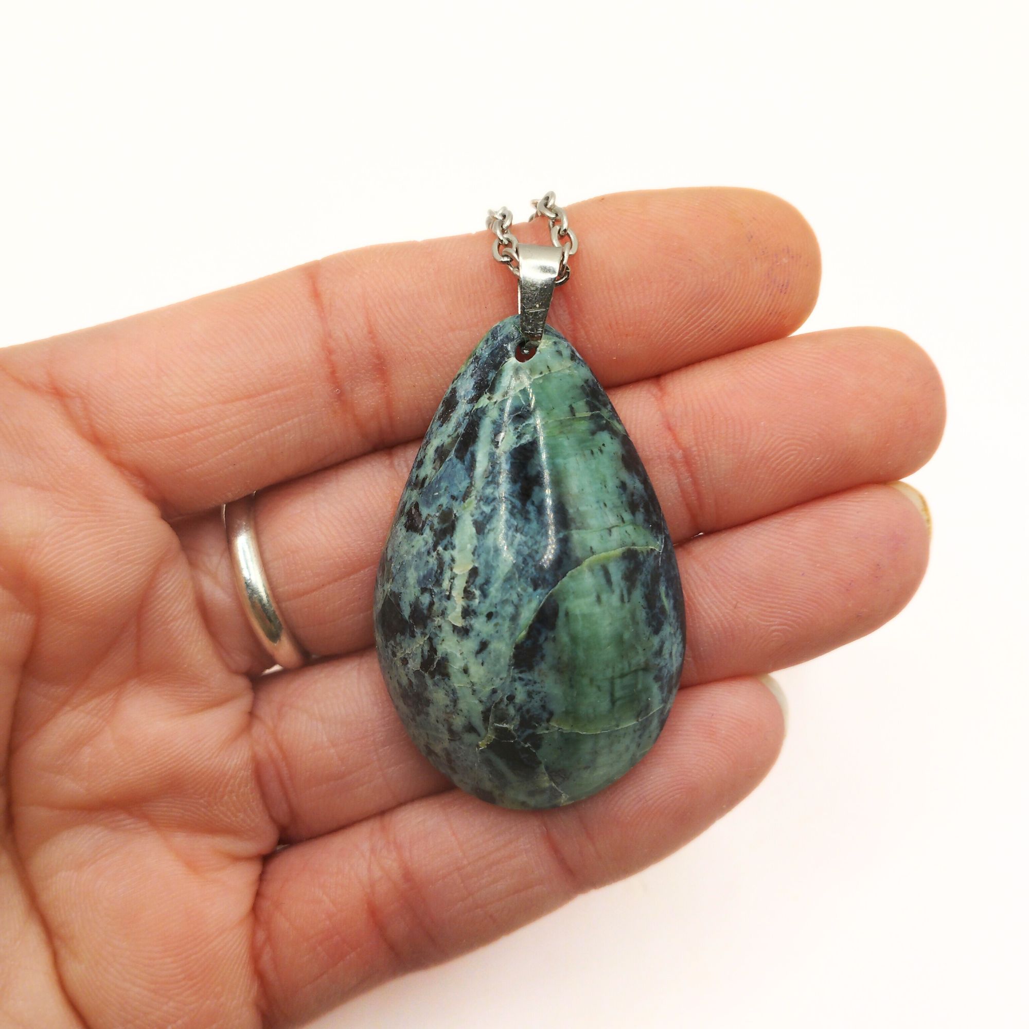 pendentif serpentine d'aveyron