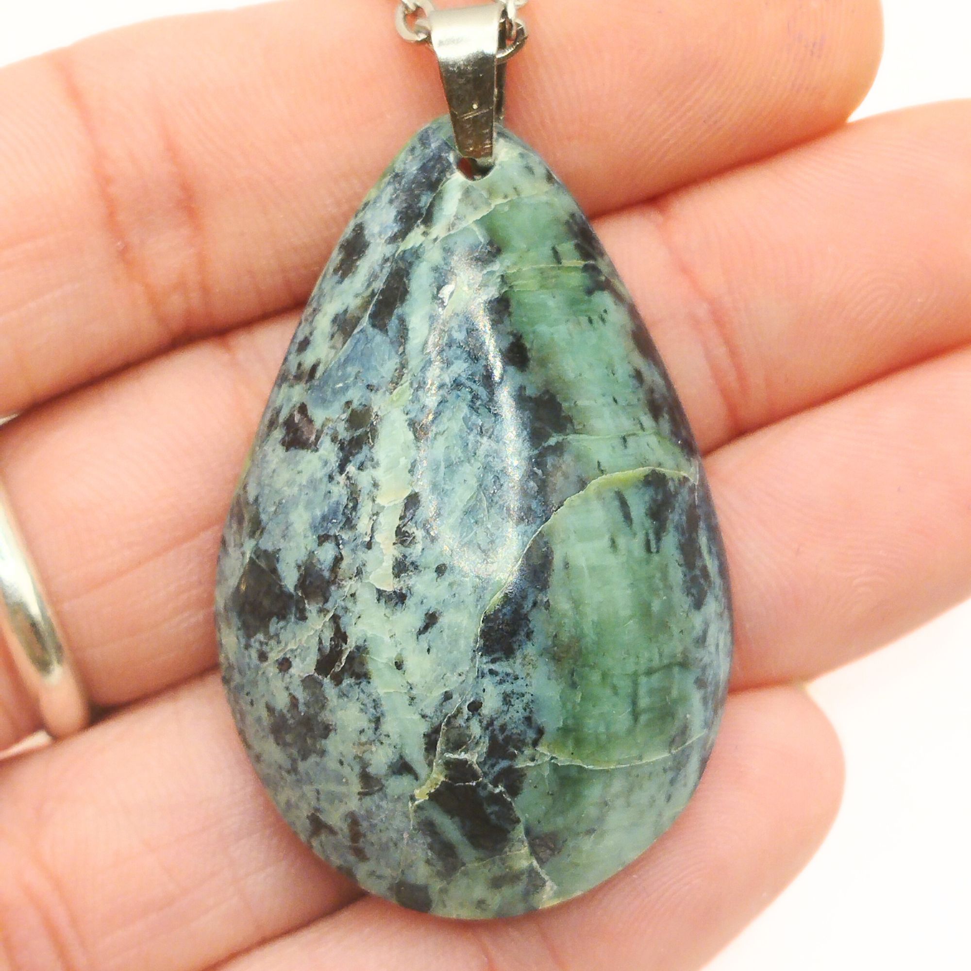 pendentif serpentine d'aveyron