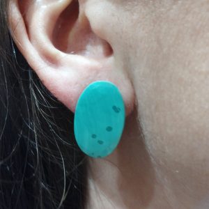 boucles d'oreilles en malachite