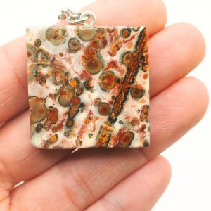 pendentif jaspe léopard