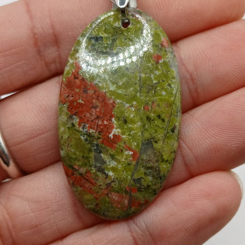 pendentif unakite