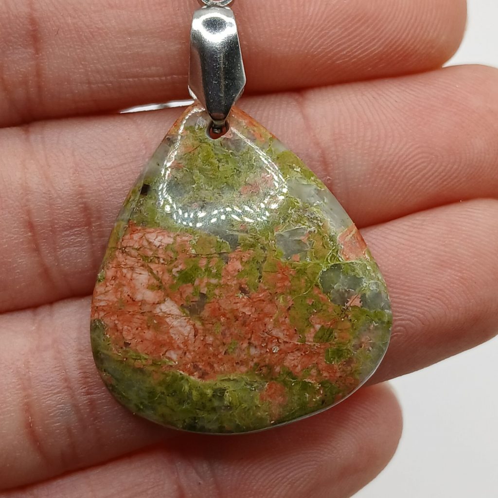 pendentif unakite