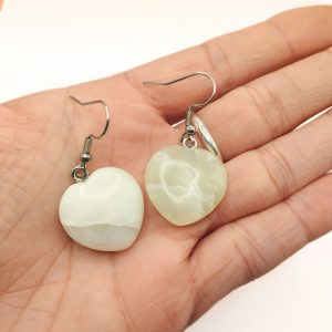 boucles d'oreilles jade