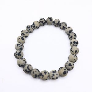 bracelet jaspe dalmatien