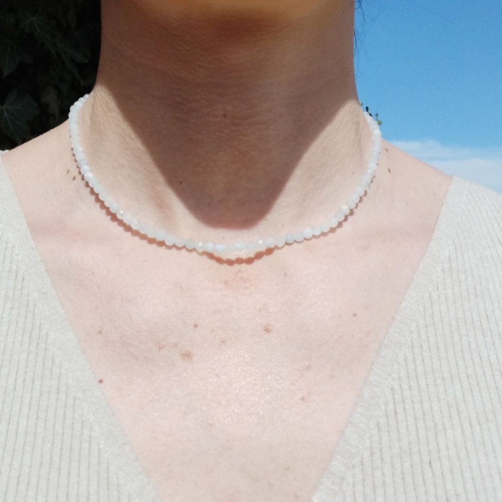 collier aigue-marine