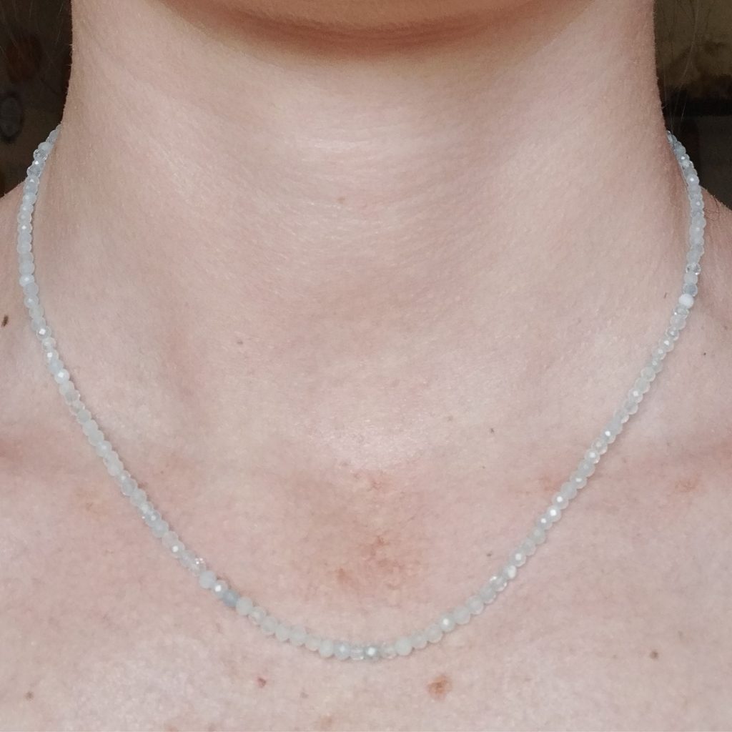 collier aigue-marine