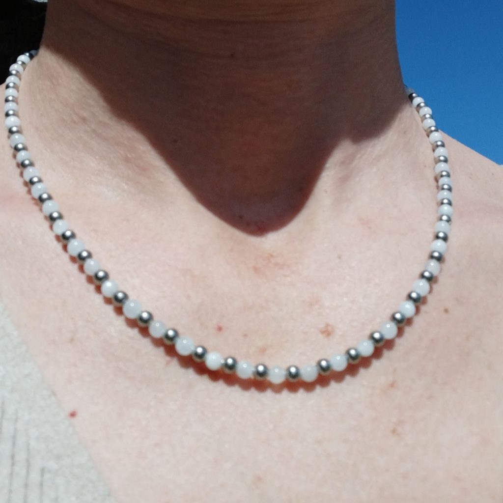 collier aigue-marine