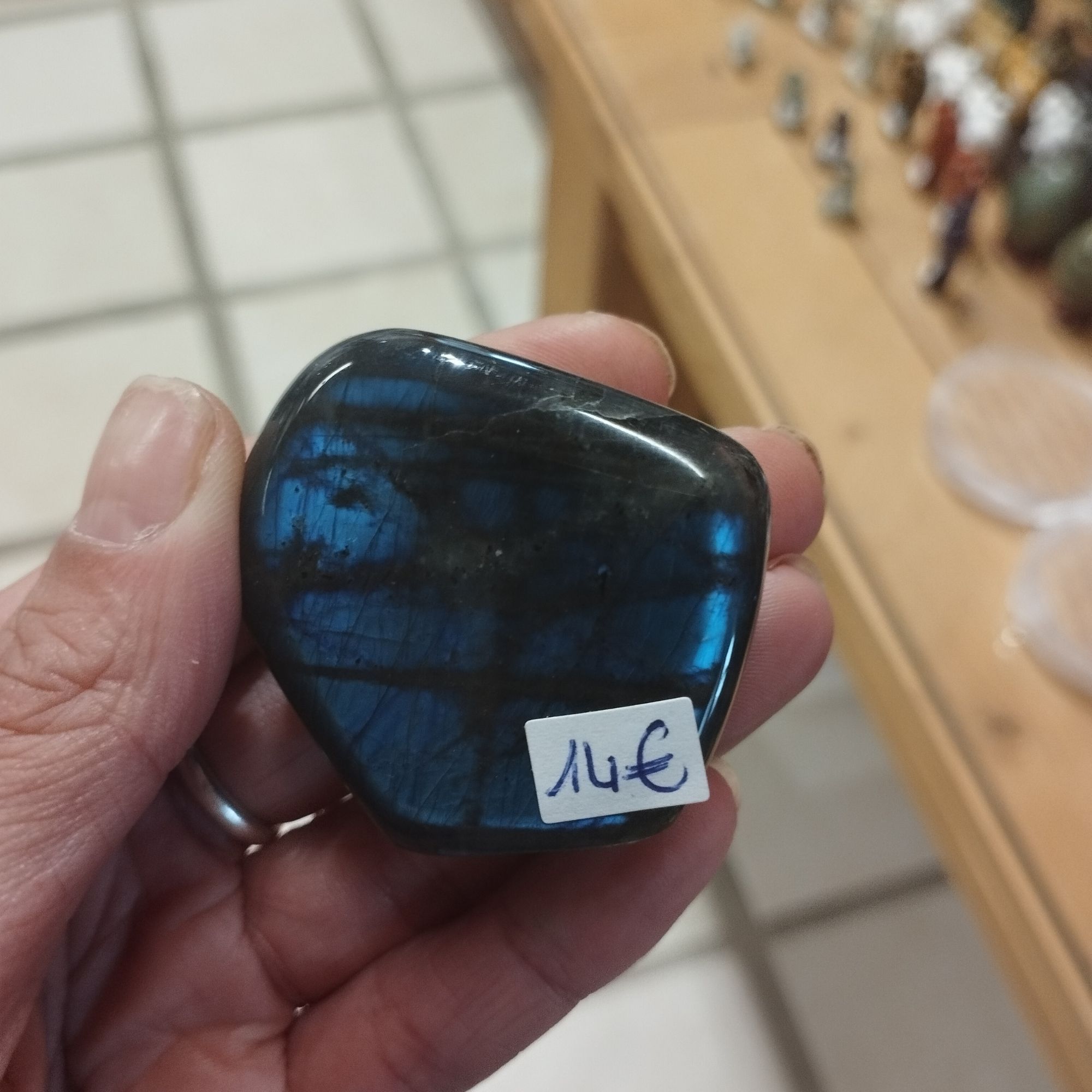 forme libre labradorite bleue