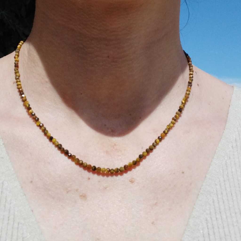 collier oeil de tigre
