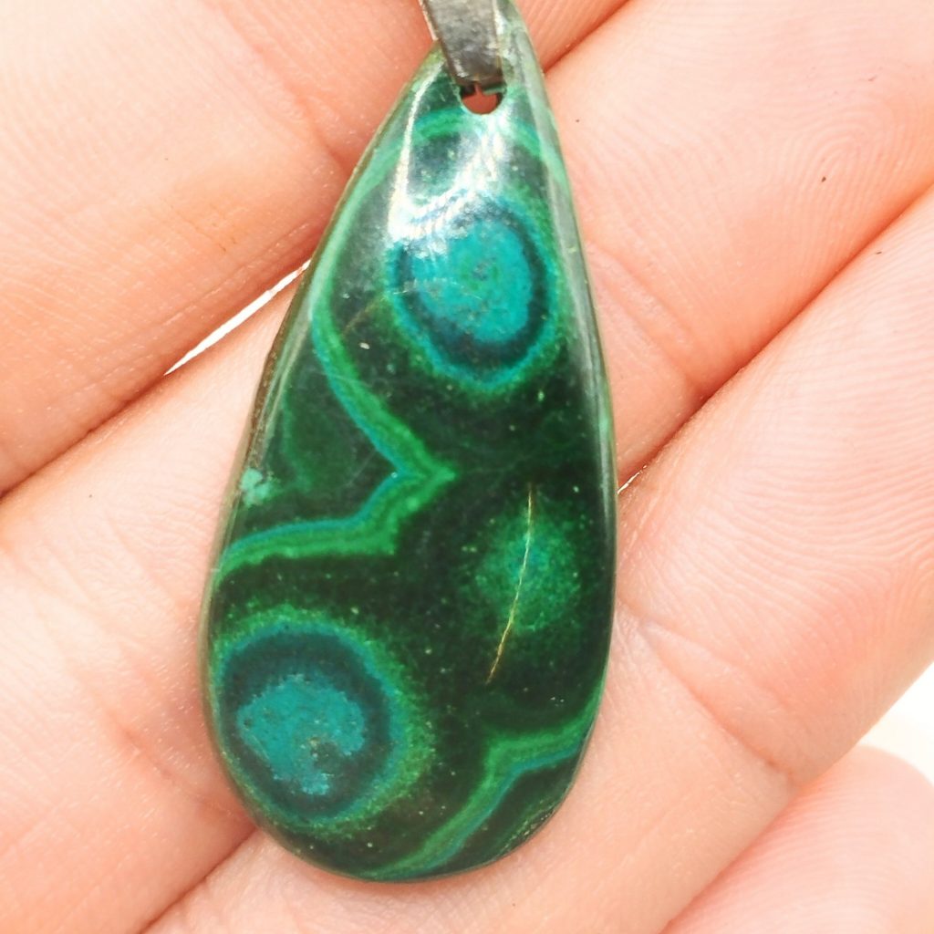 pendentif malachite