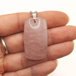 pendentif quartz rose
