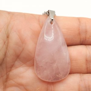pendentif quartz rose