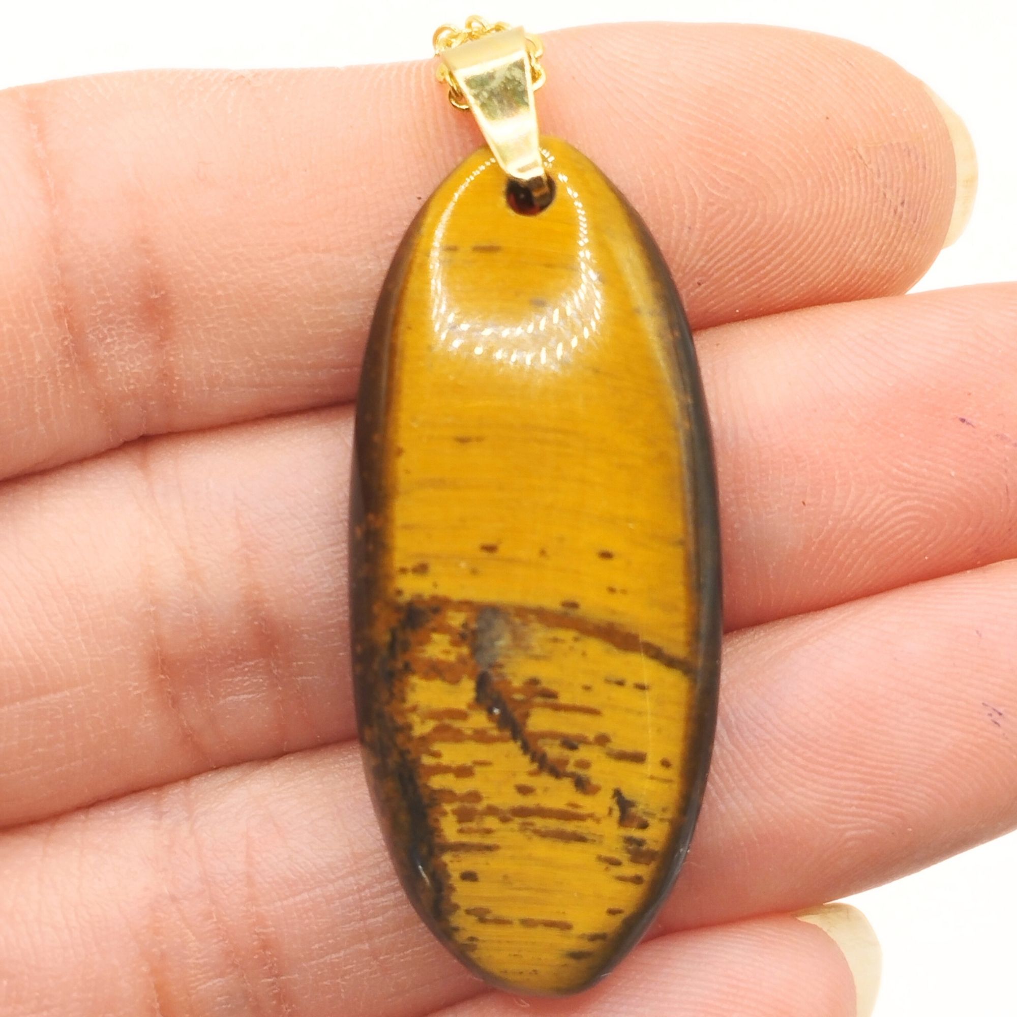 pendentif oeil de tigre