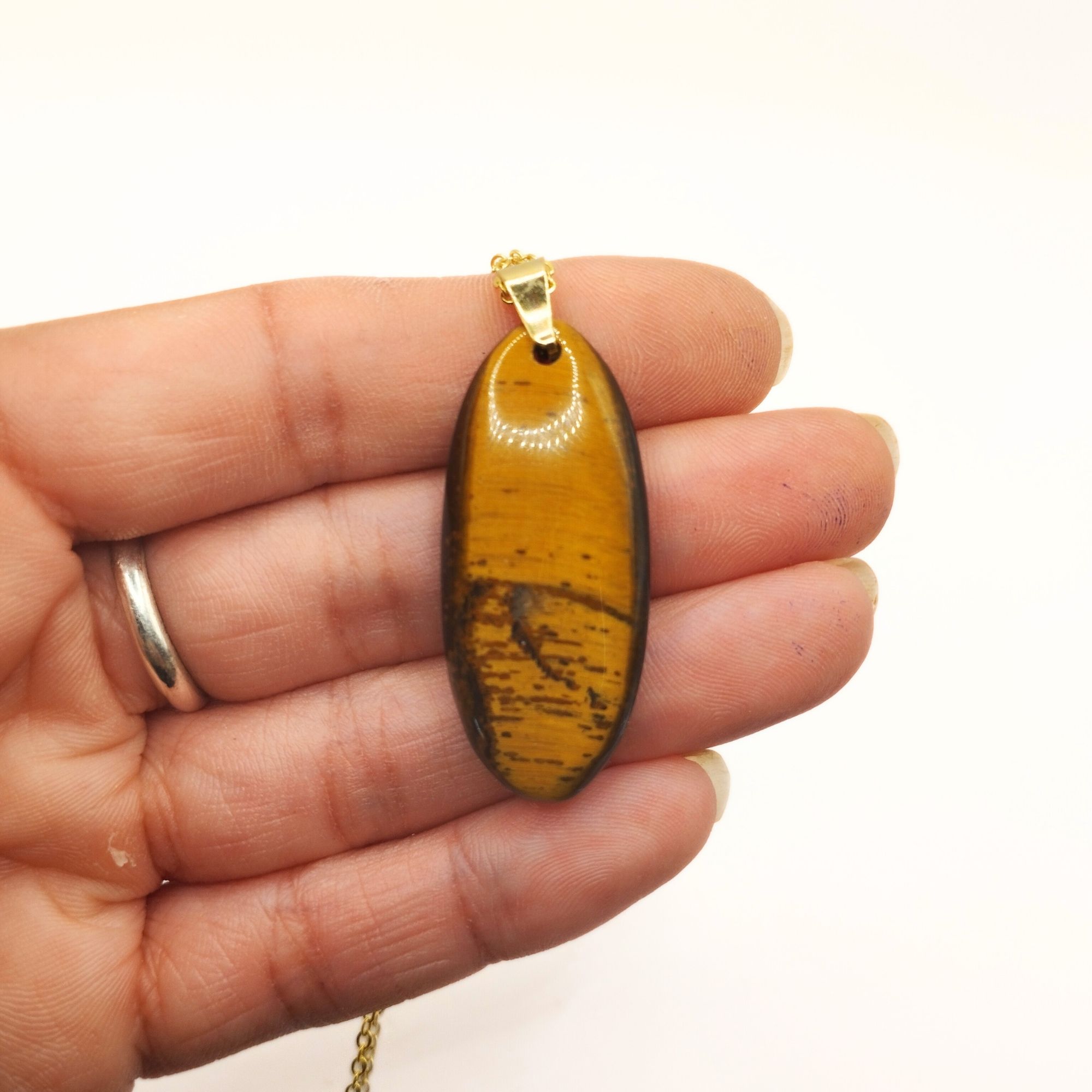 pendentif oeil de tigre