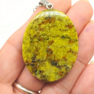 pendentif opale verte