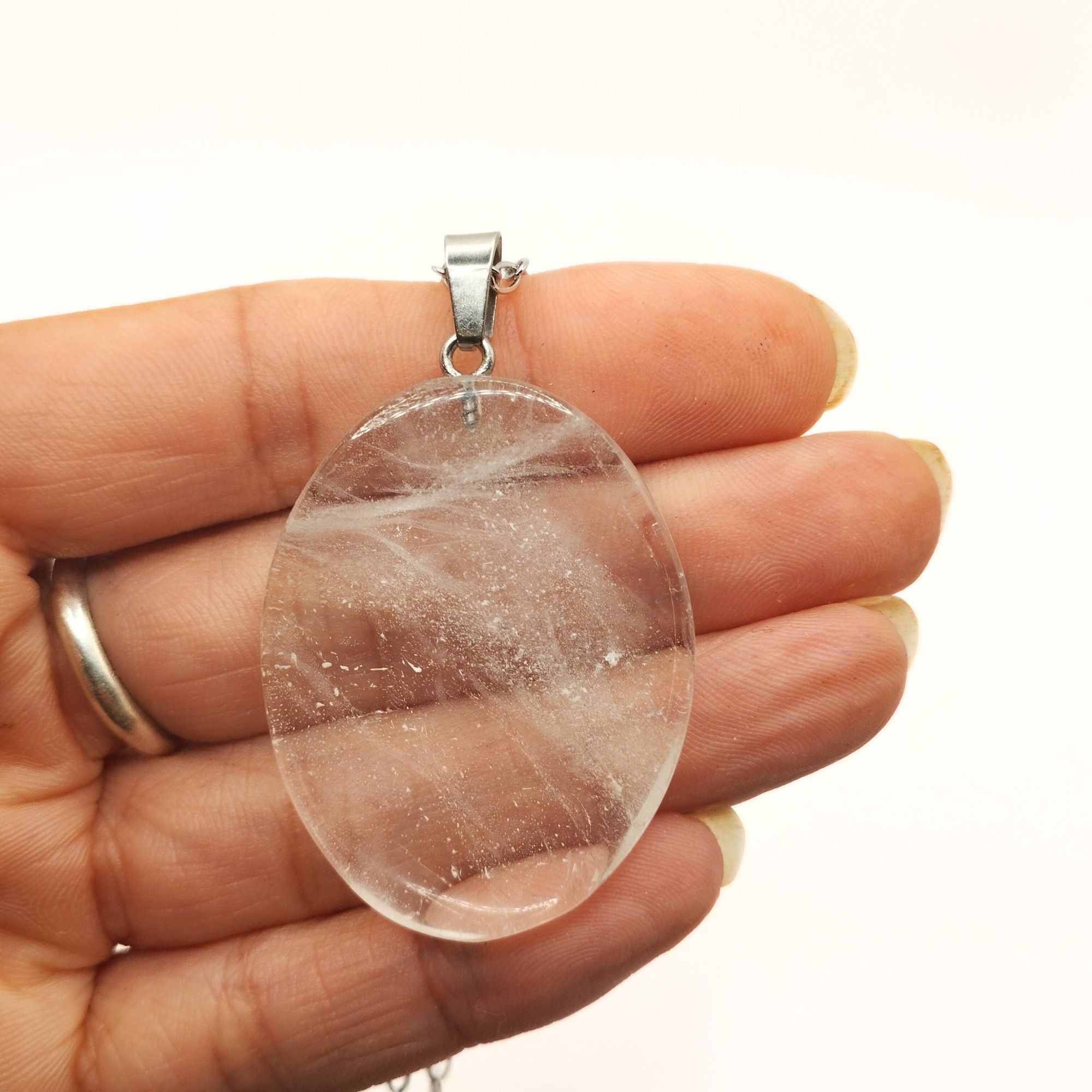 pendentif cristal de roche