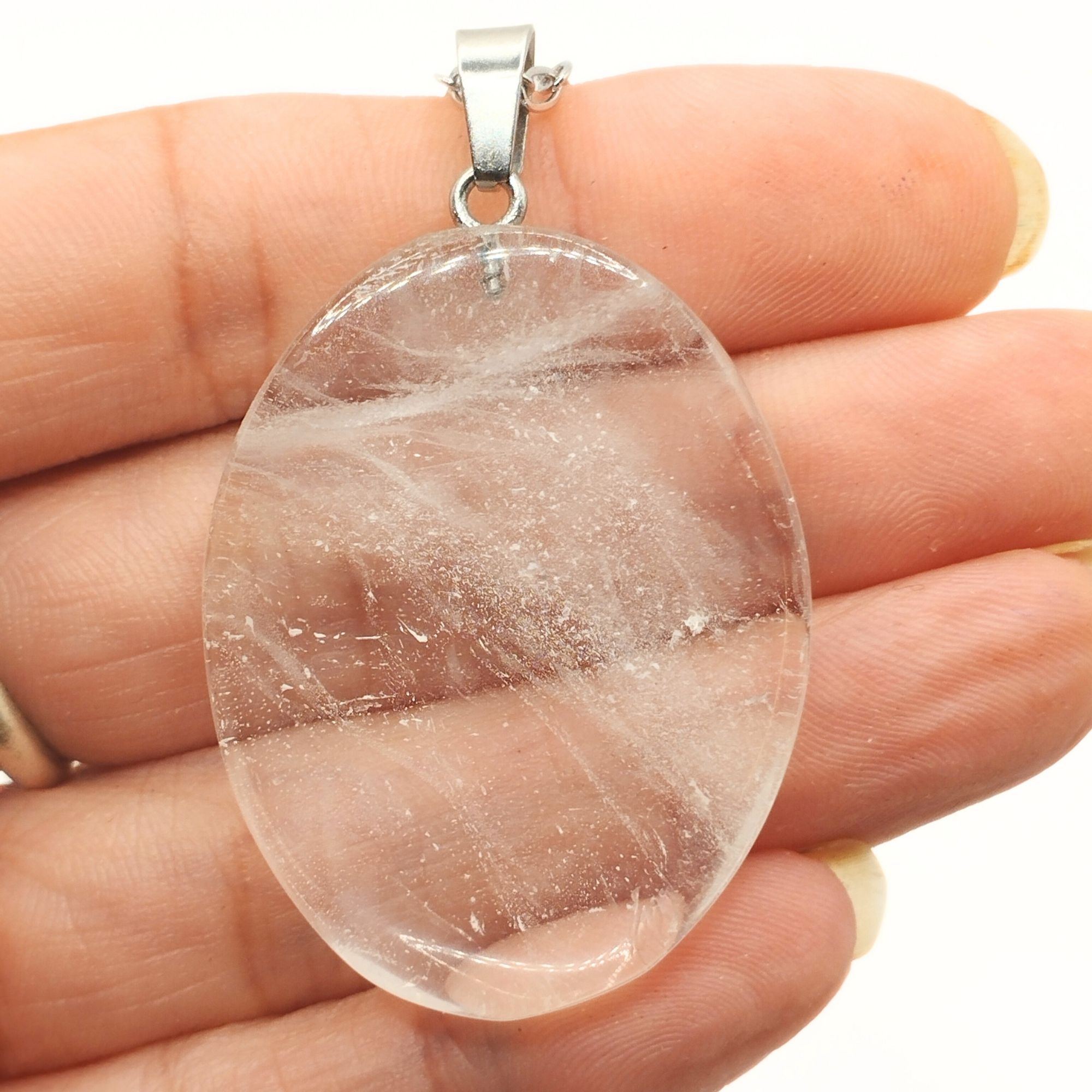 pendentif cristal de roche