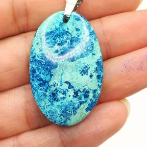 pendentif chrysocolle et azurite