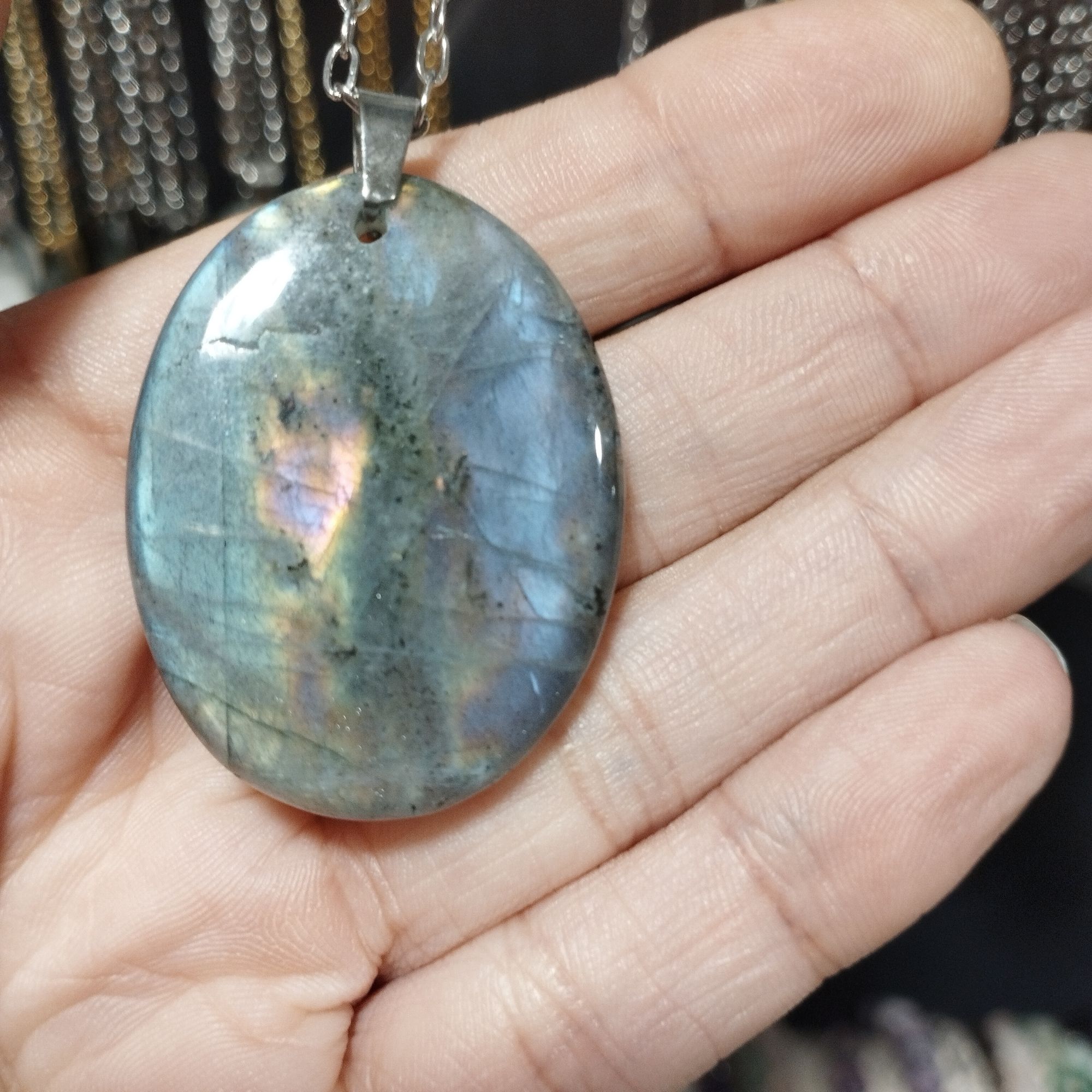 pendentif labradorite