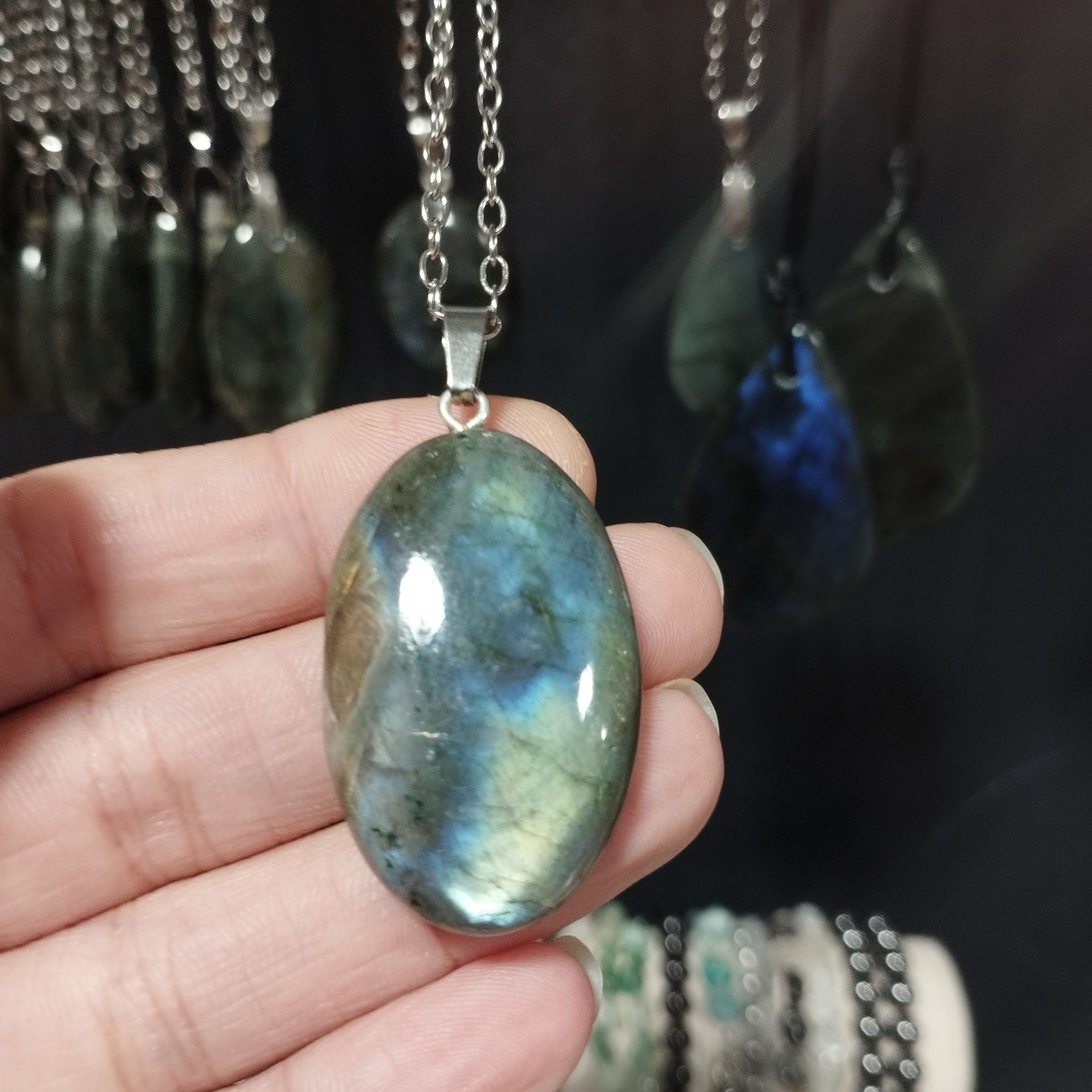 pendentif labradorite