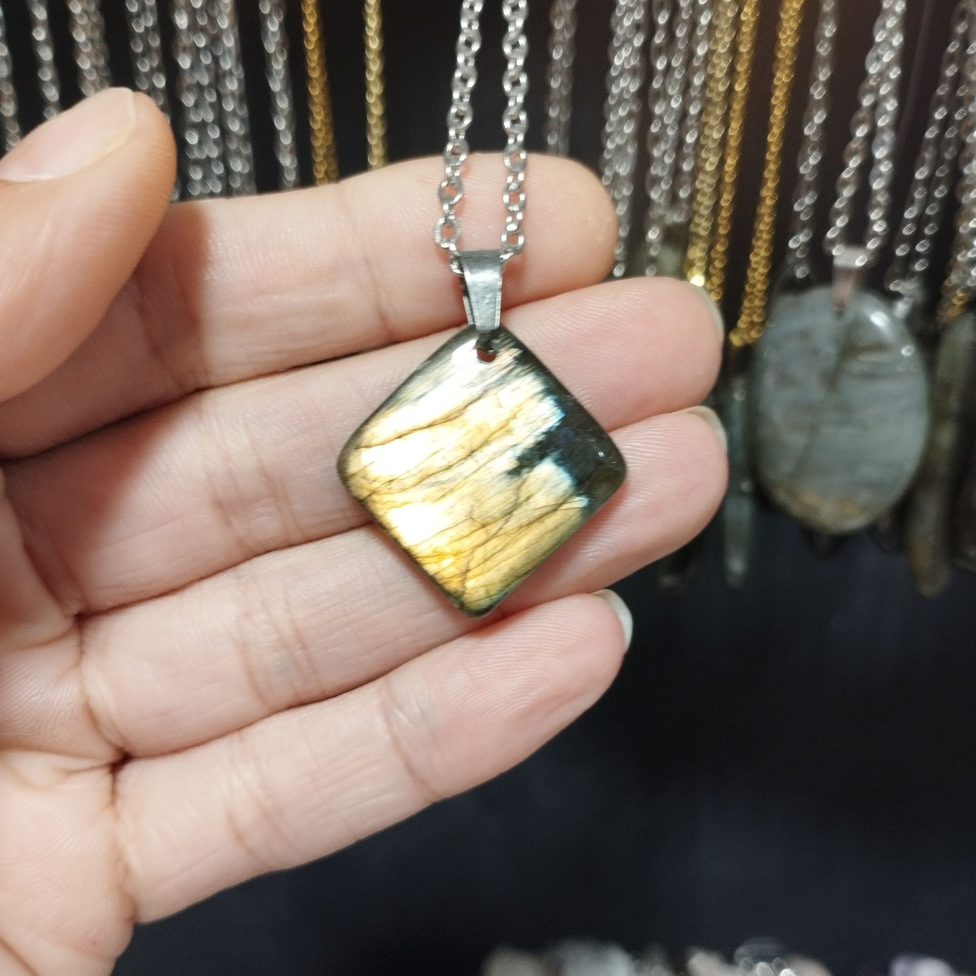 pendentif labradorite