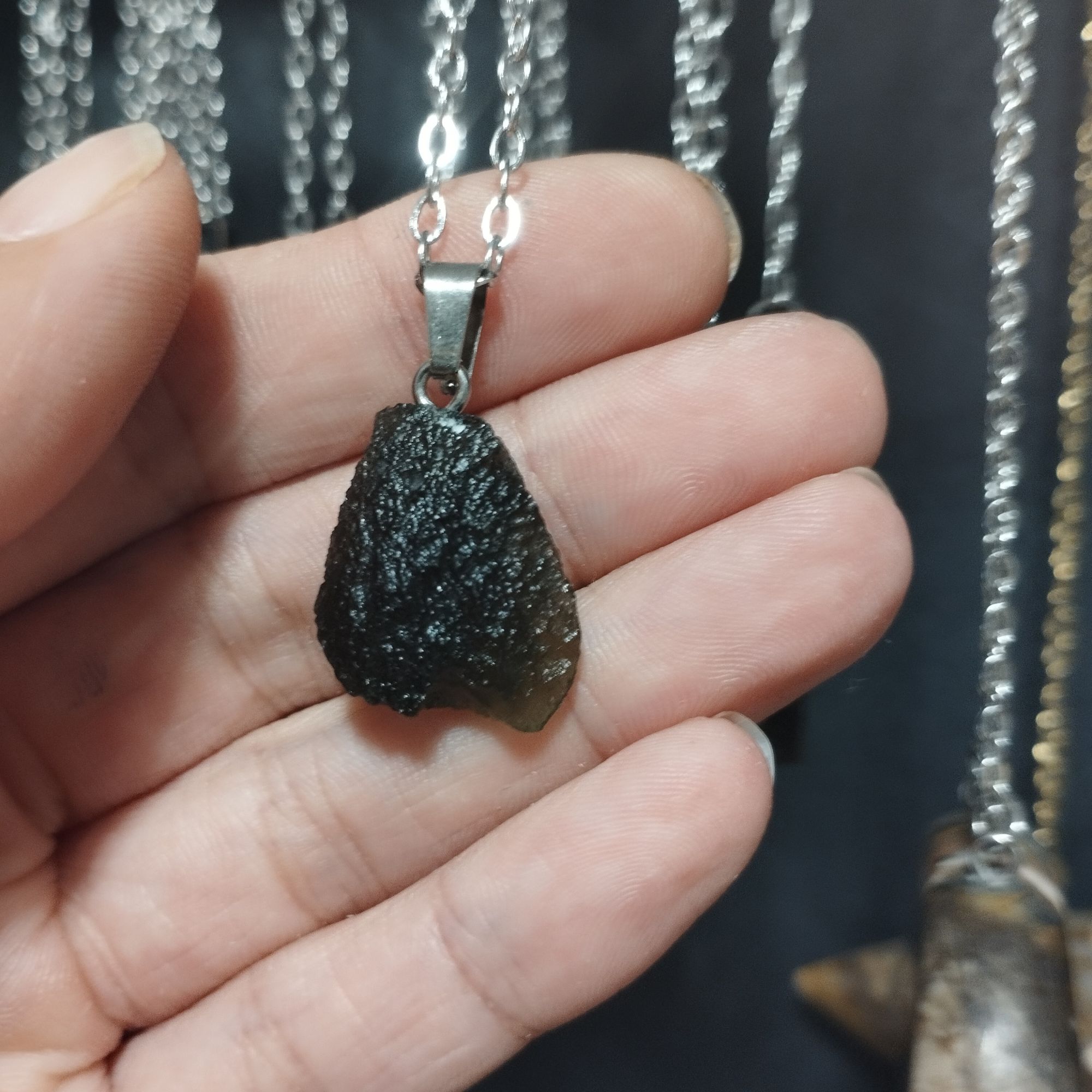 pendentif moldavite