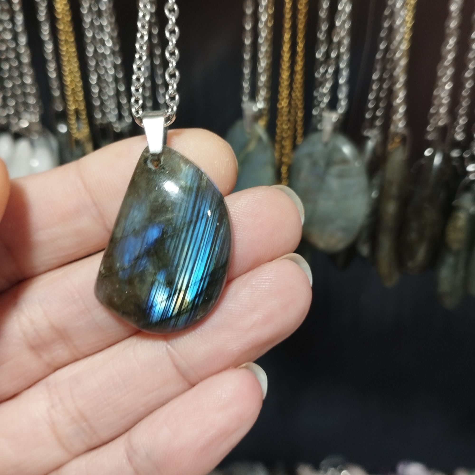 pendentif labradorite