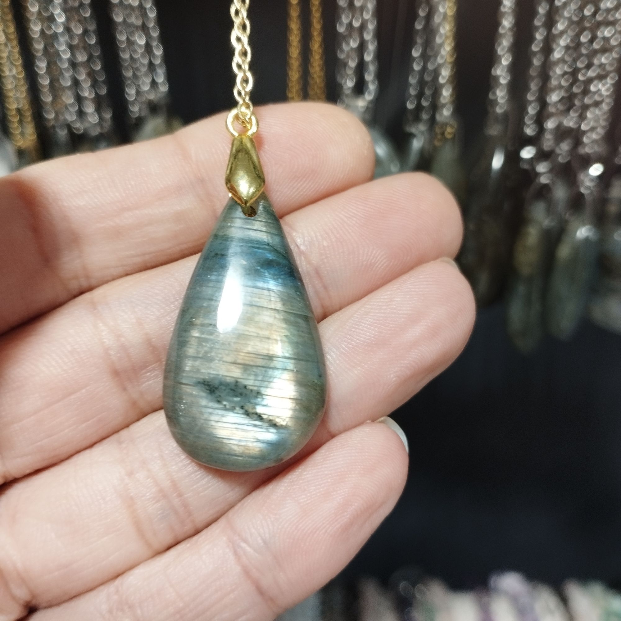 pendentif labradorite