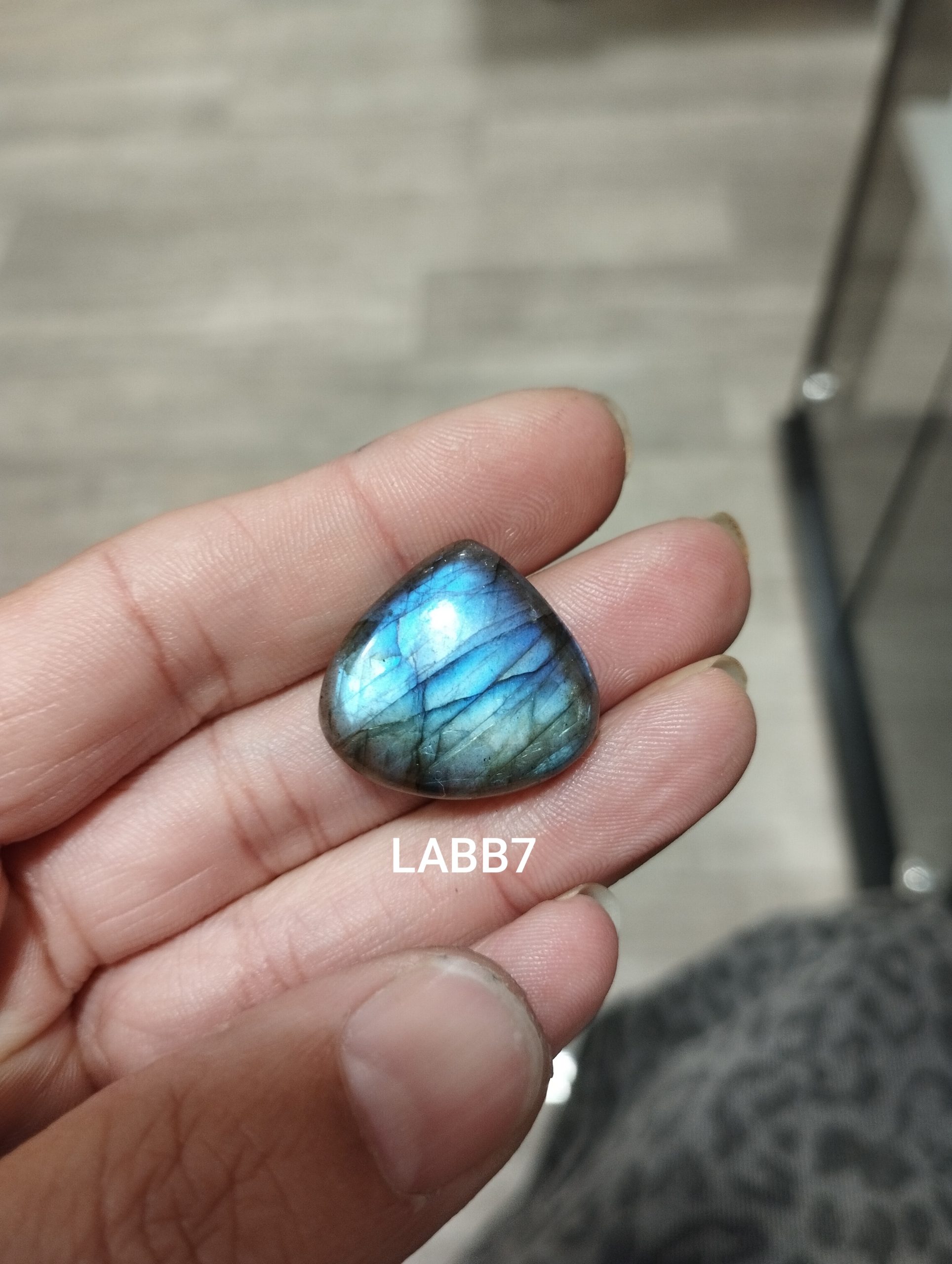 Pendentif Labradorite bleue