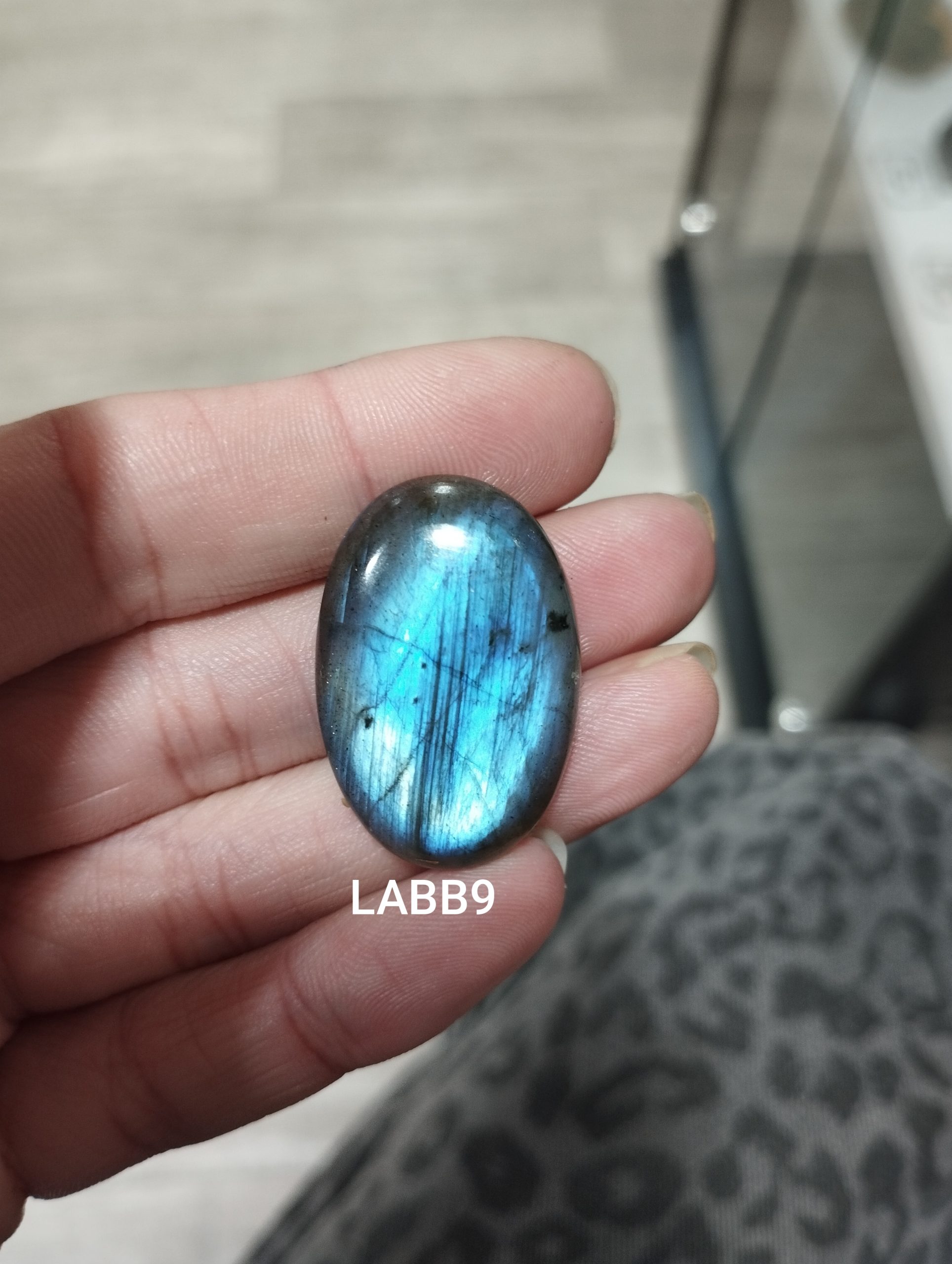 pendentif labradorite bleue