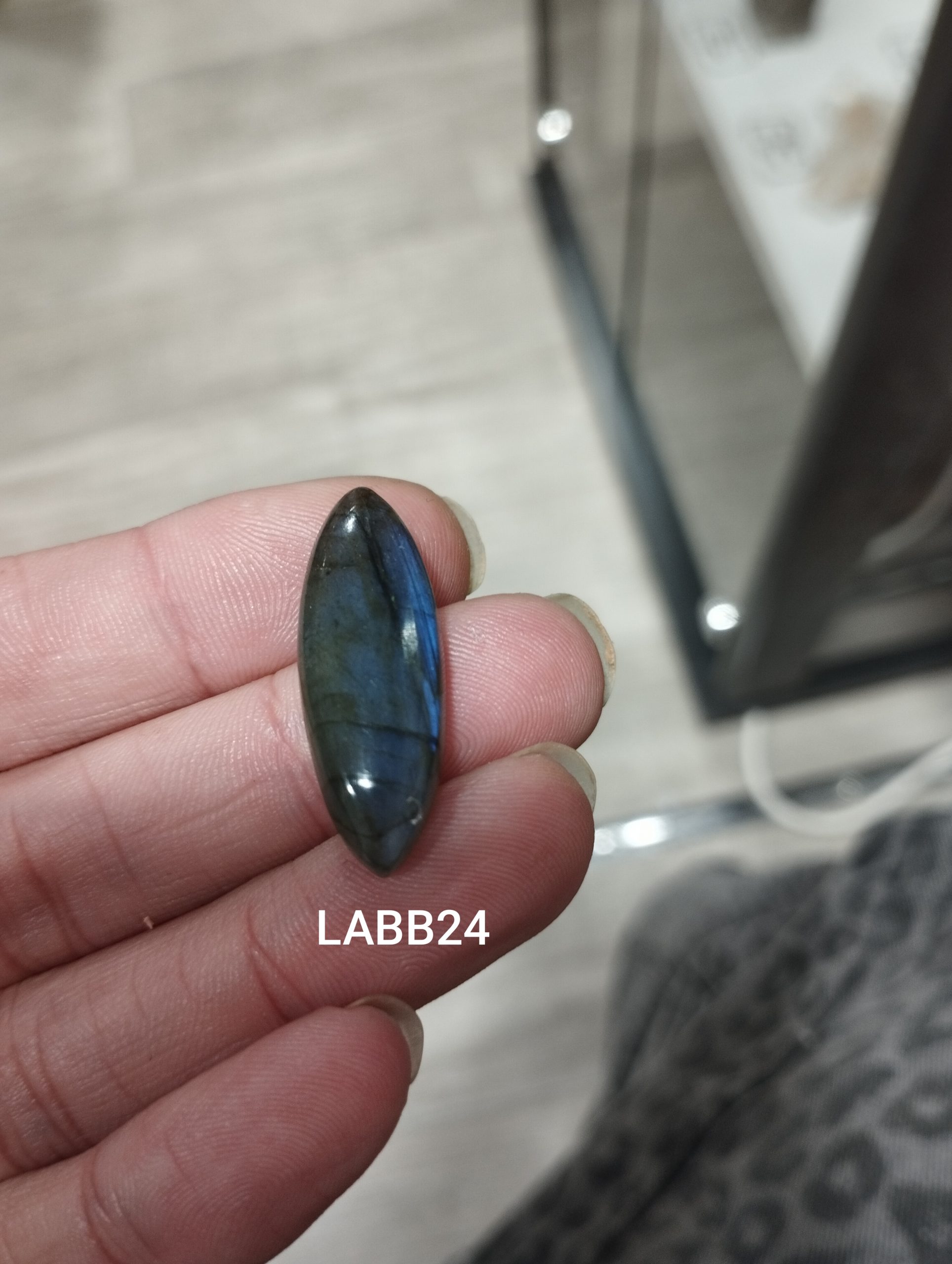 pendentif labradorite bleue