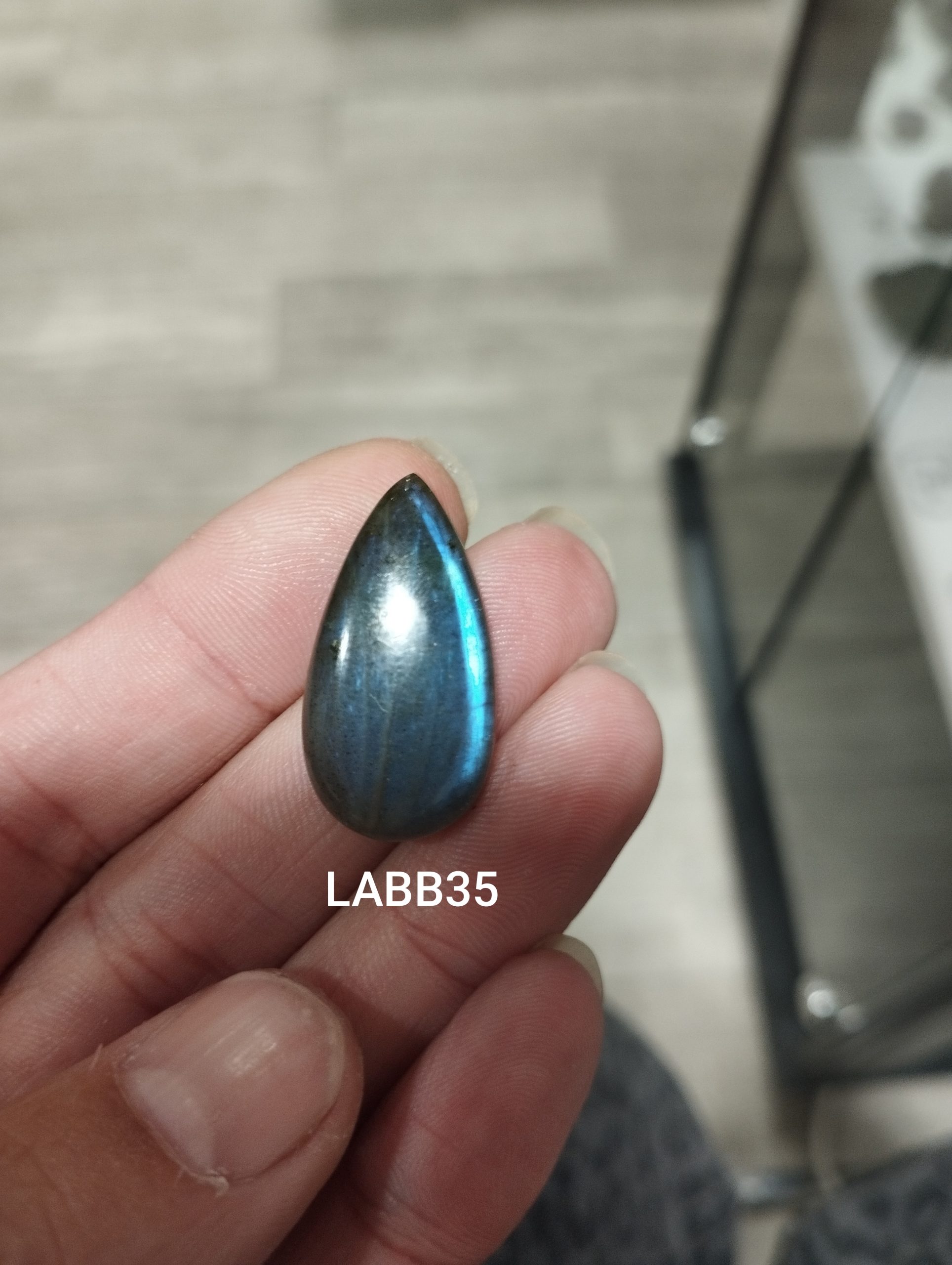 pendentif labradorite bleue