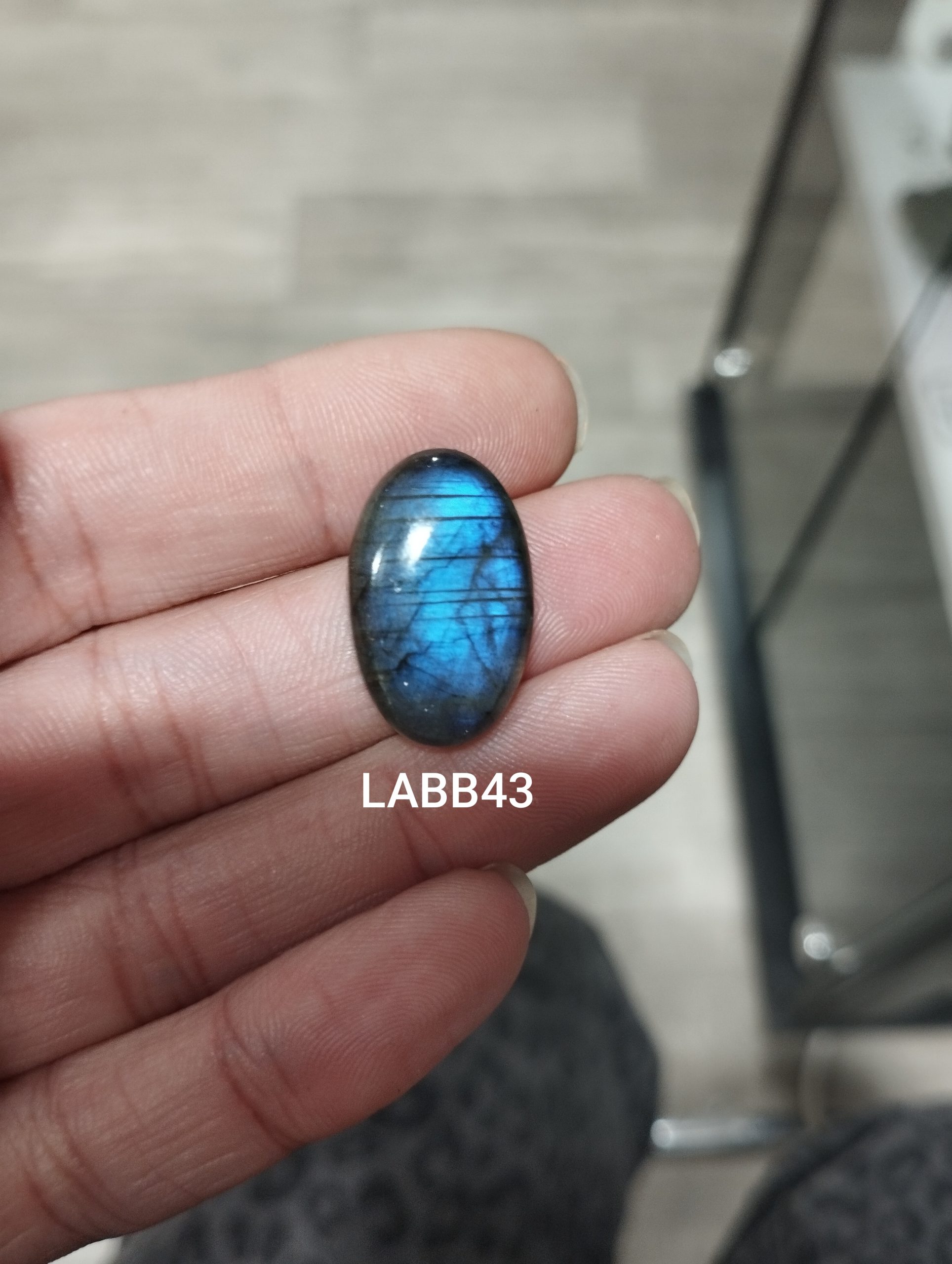 pendentif labradorite bleue